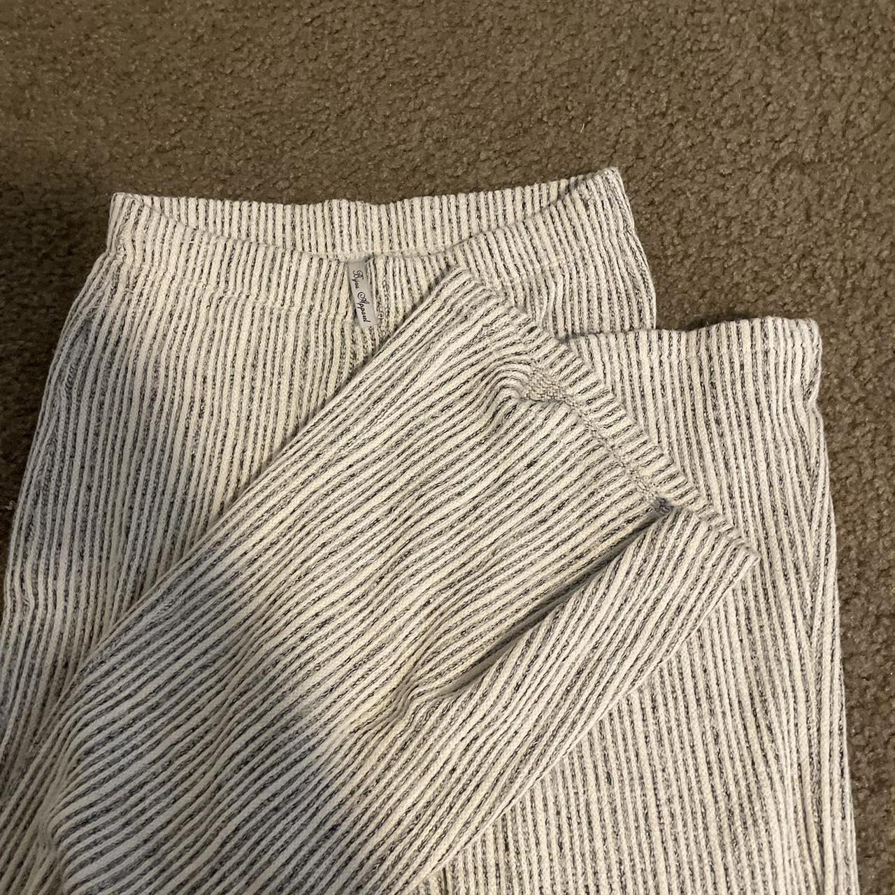 Free People Women's White and Cream Trousers