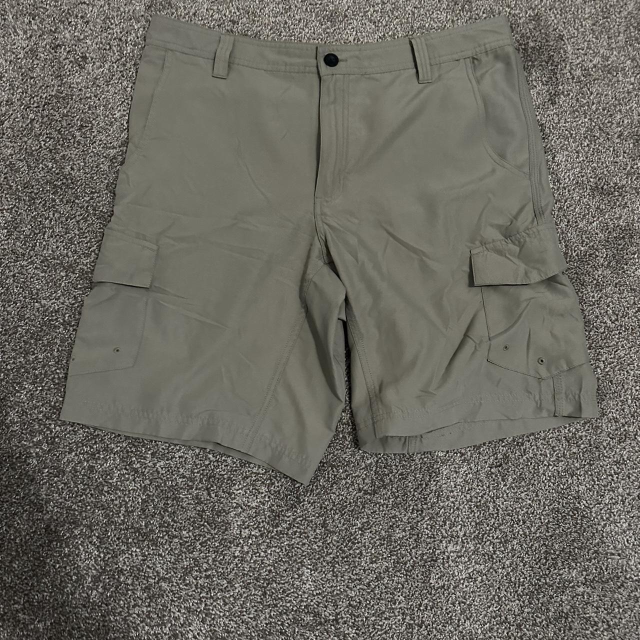 Green Magellan Fishing Shorts - Depop