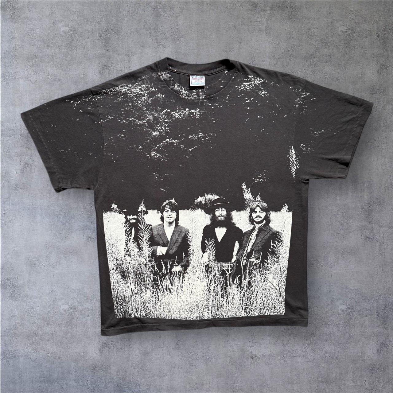 Vintage The Beatles AOP T Shirt All Over Print | Depop