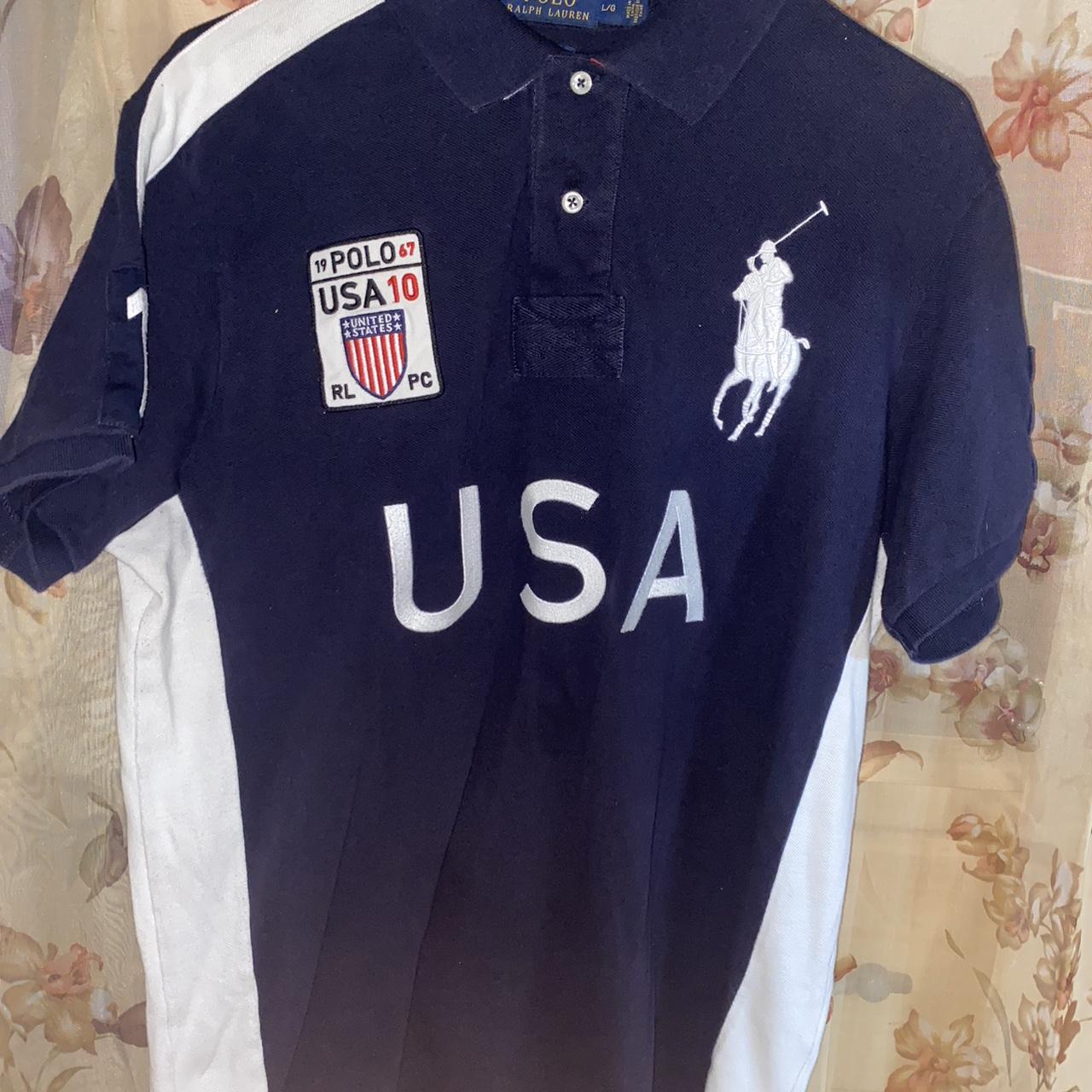USA Polo Ralph Lauren chief keef type of shirt tryna... - Depop