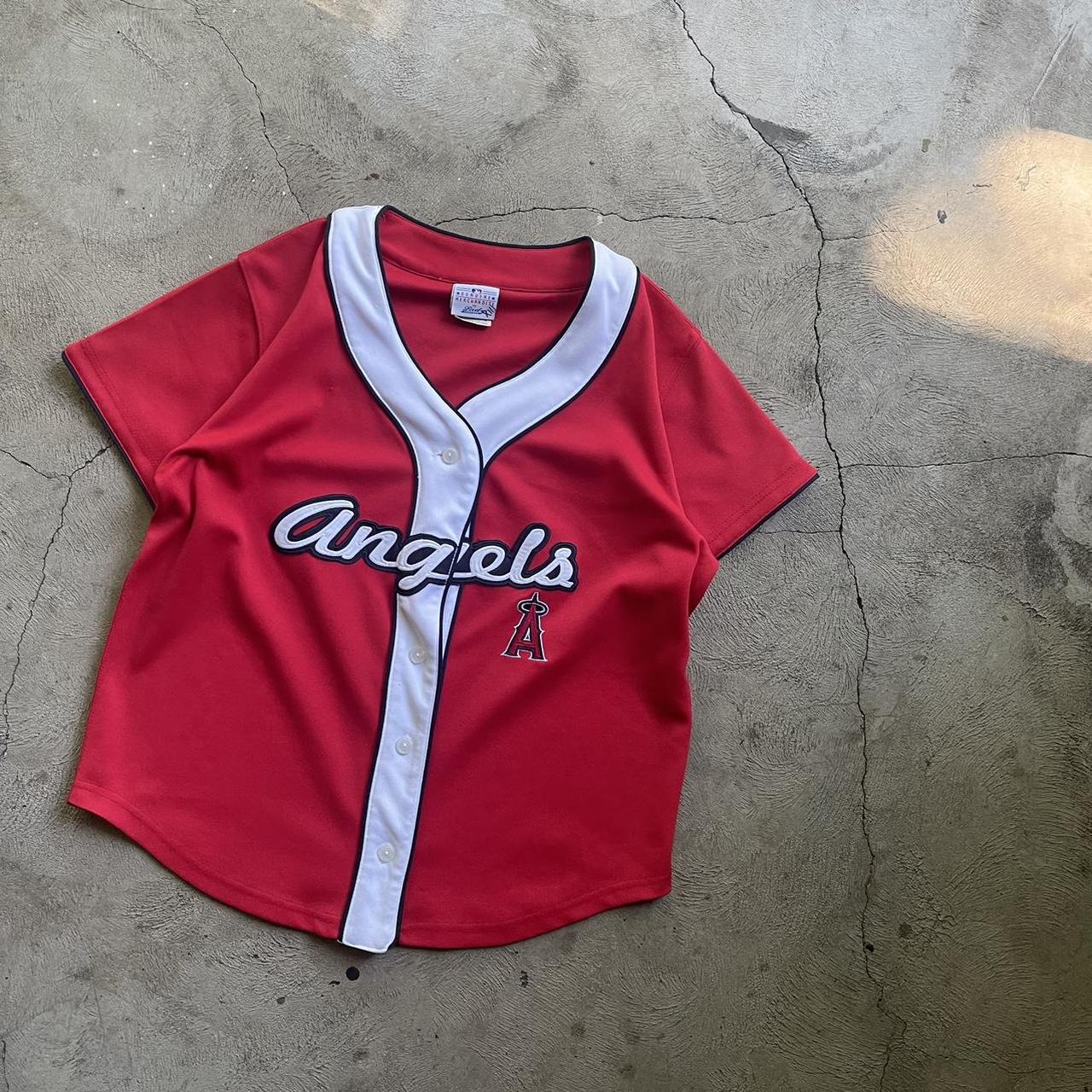 Los Angeles Angels Majestic Cool Base Jersey Brand - Depop