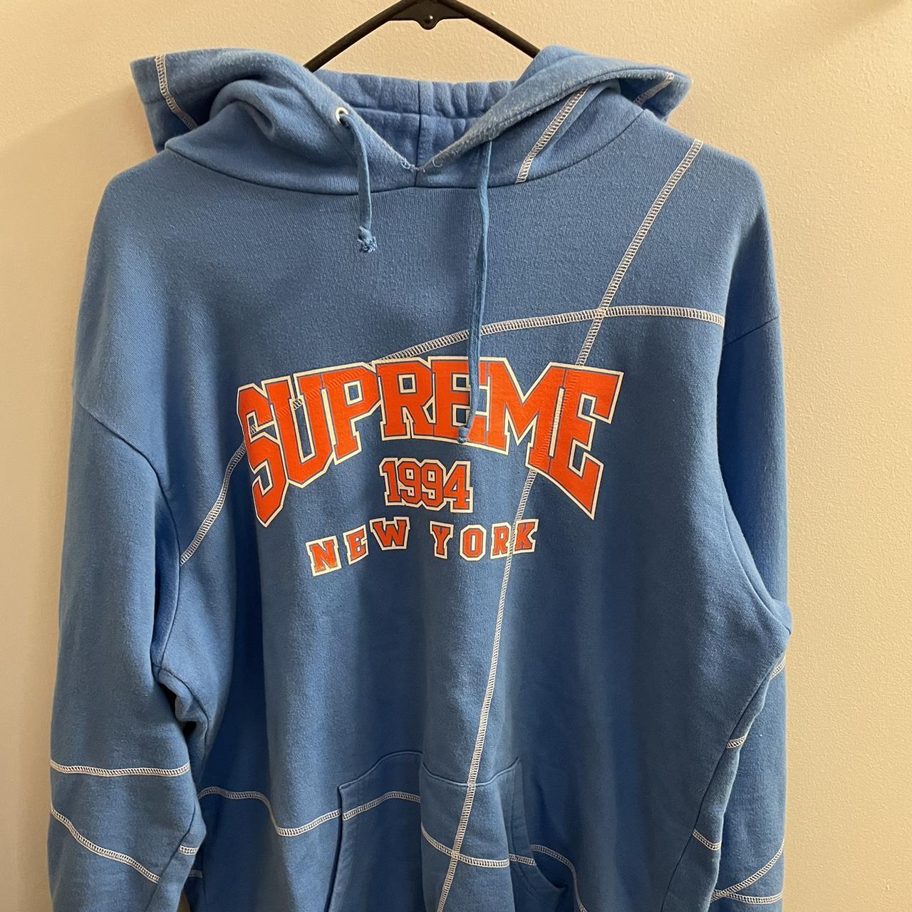 Supreme college cheap hoodie