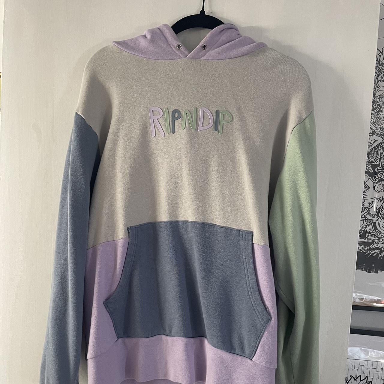 Rip n dip color block online hoodie