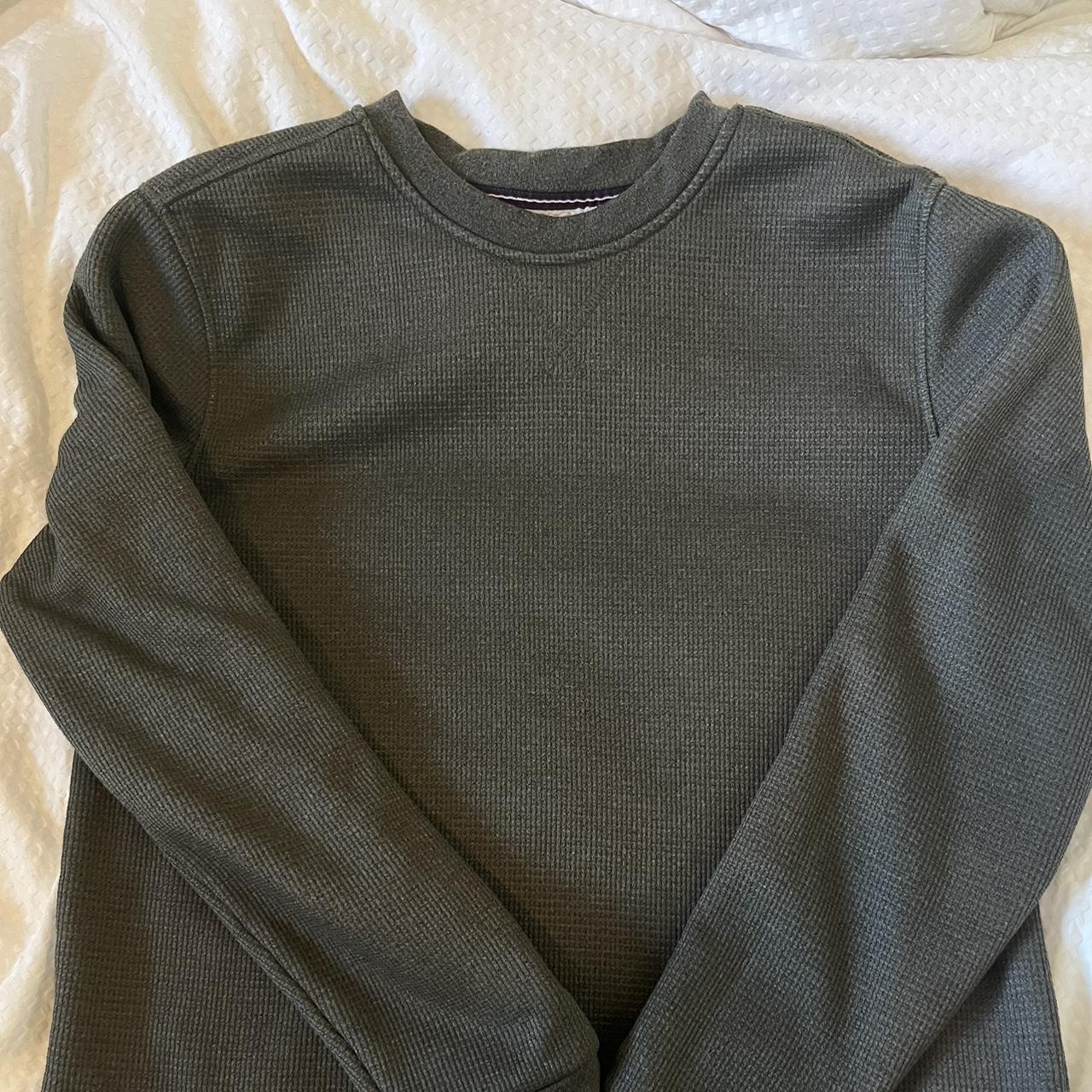 dad styled green sweater Bc clothing heritage//... - Depop