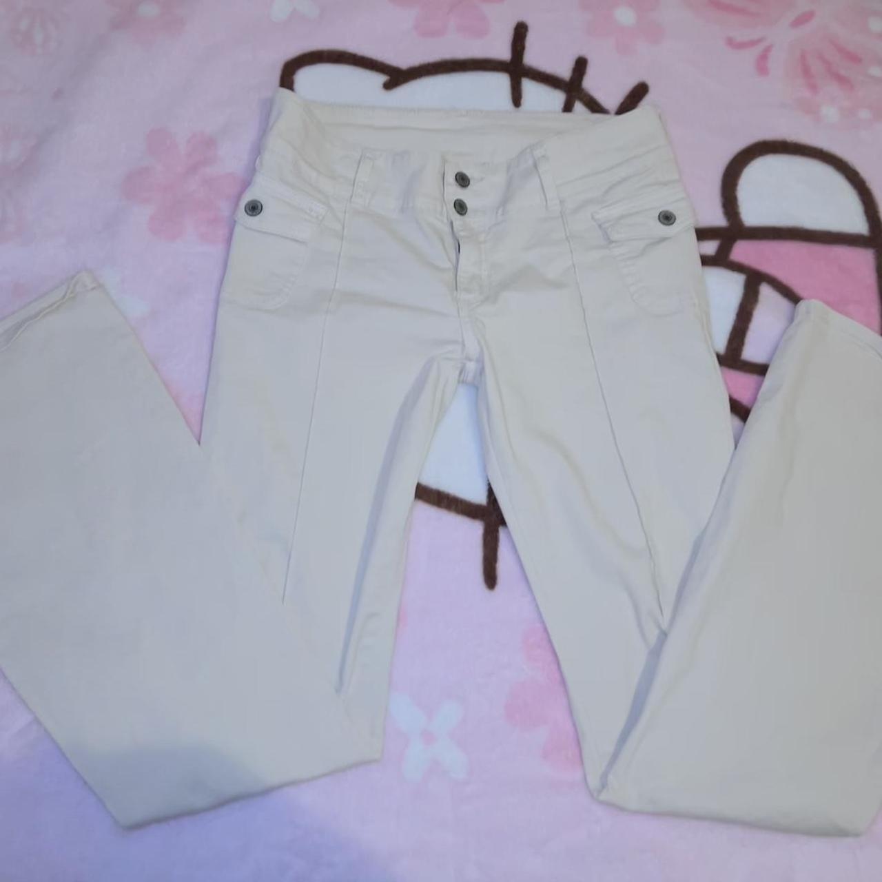 Brandy Melville Cream Agatha Pants New Brandymelville Depop