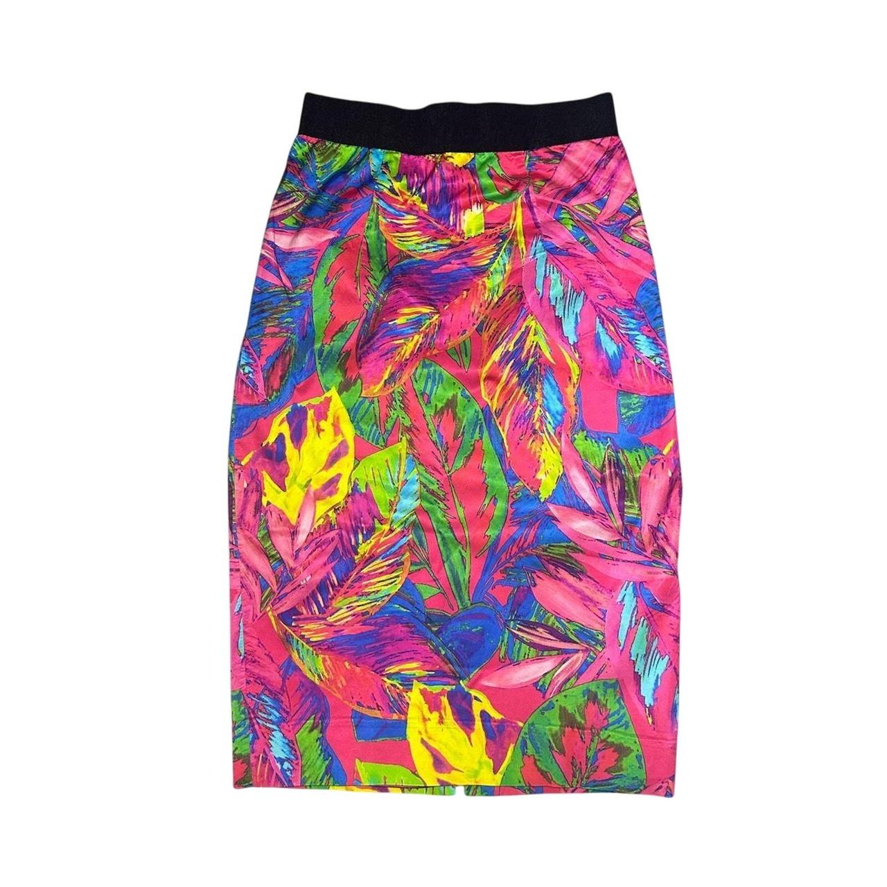 Milly Women's Party Skirt - Multi - 6 – Size 6 Good Condition #vacation #tropical #resortwear …