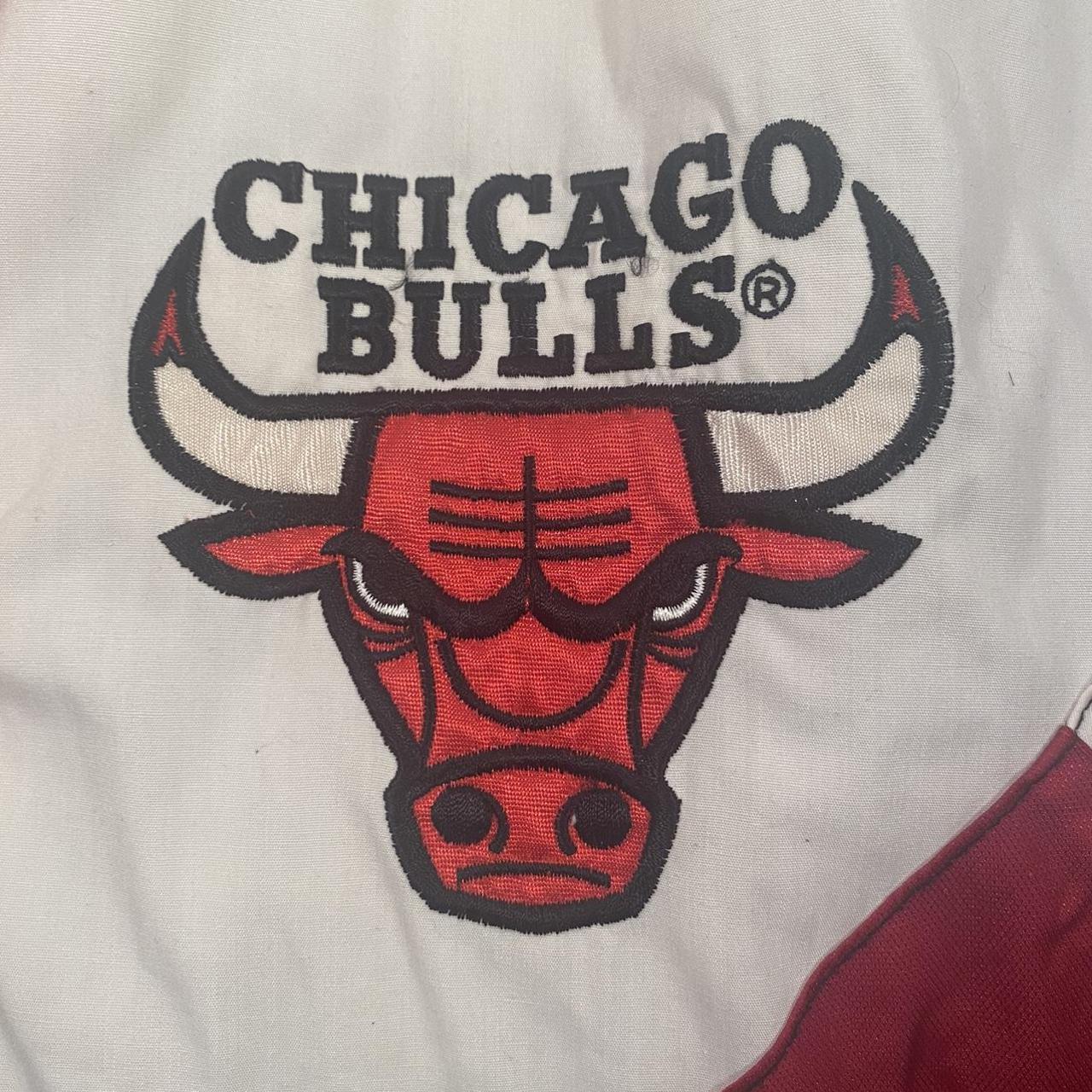 Vintage Champion Chicago Bulls Warm Up Jacket. New - Depop