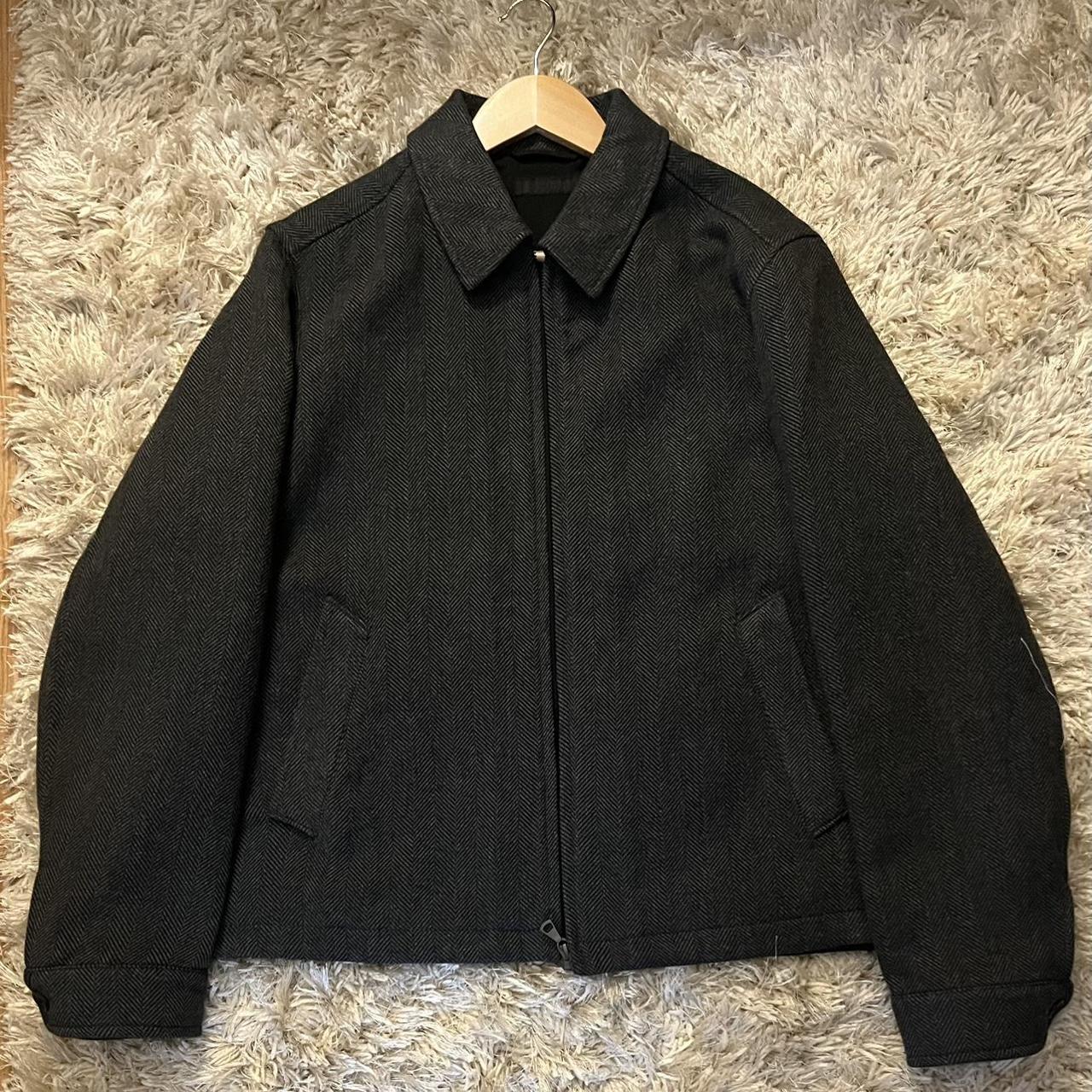 UNIQLO Men's Black and Grey Jacket | Depop