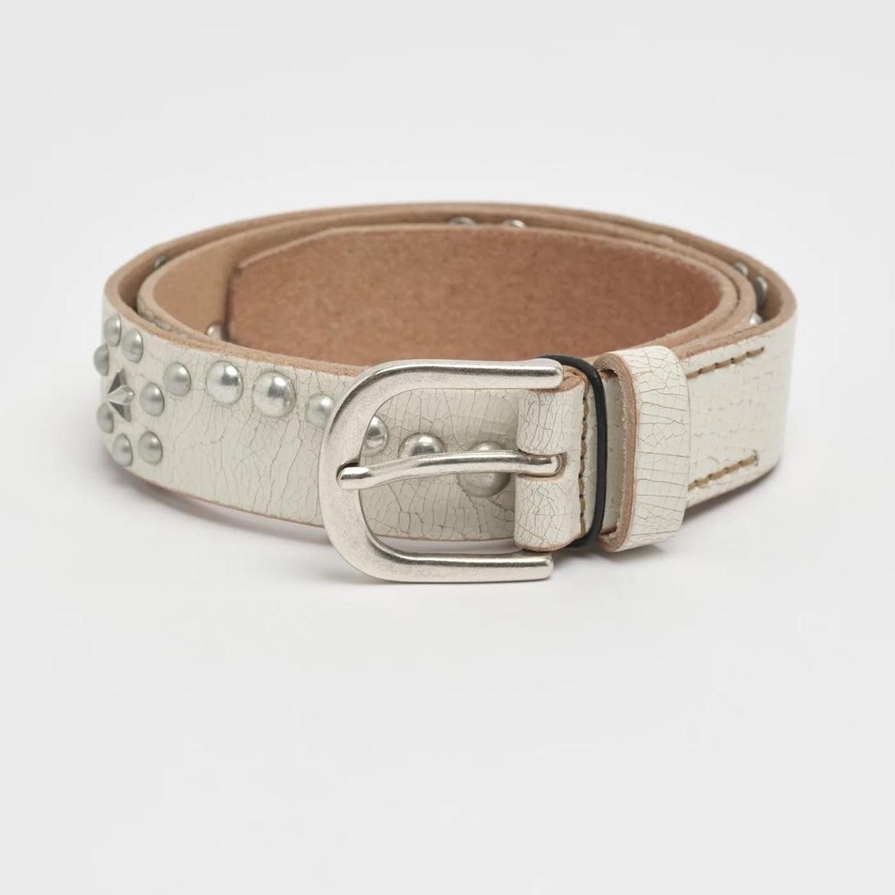 OUR LEGACY 20mm LEATHER BELT S-80-