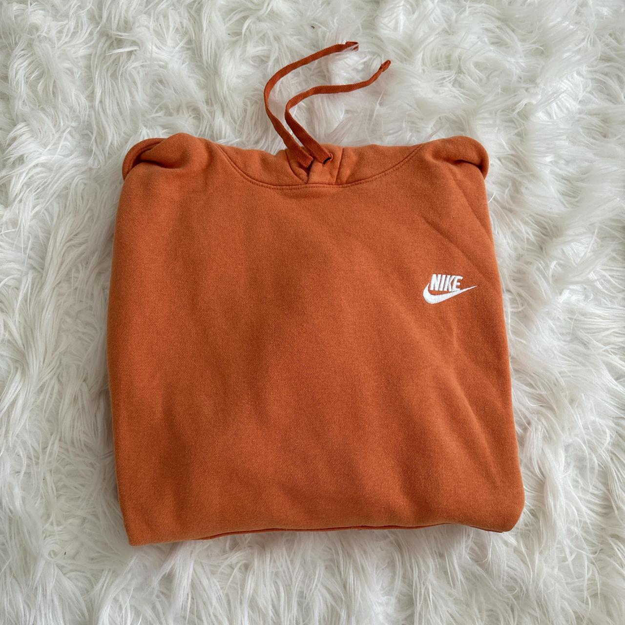 mens orange nike hoodie
