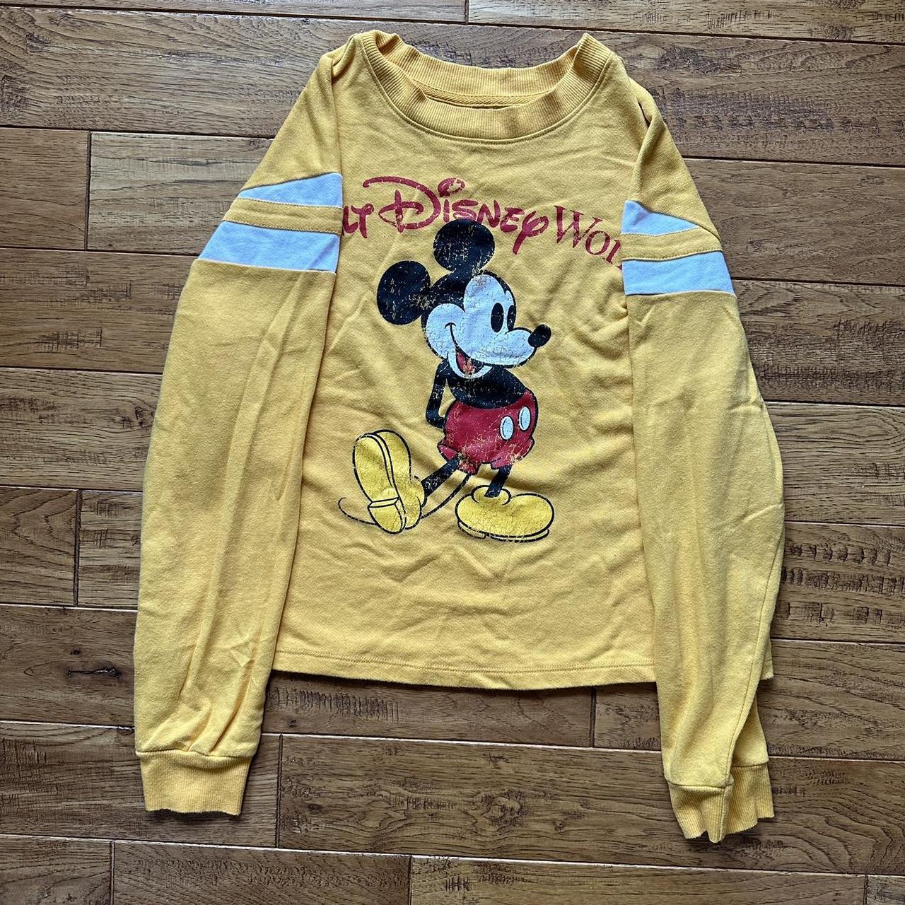 Vintage Walt Disney World Mickey Mouse long sleeve Depop