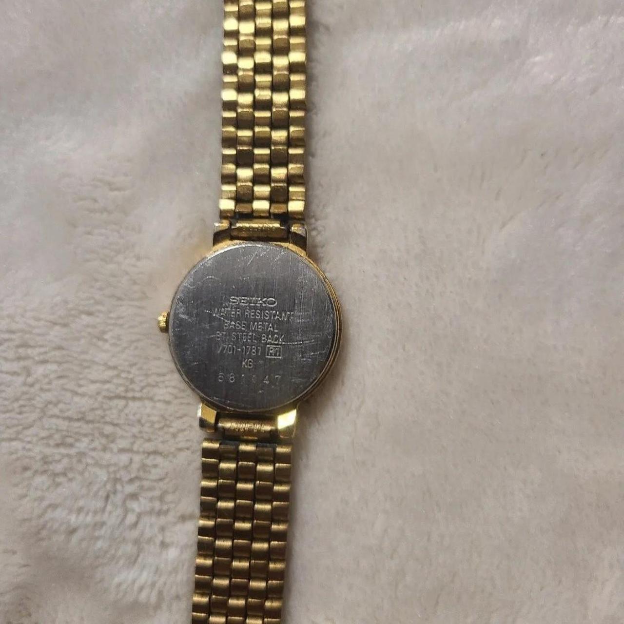 Seiko Women's Gold Watch | Depop