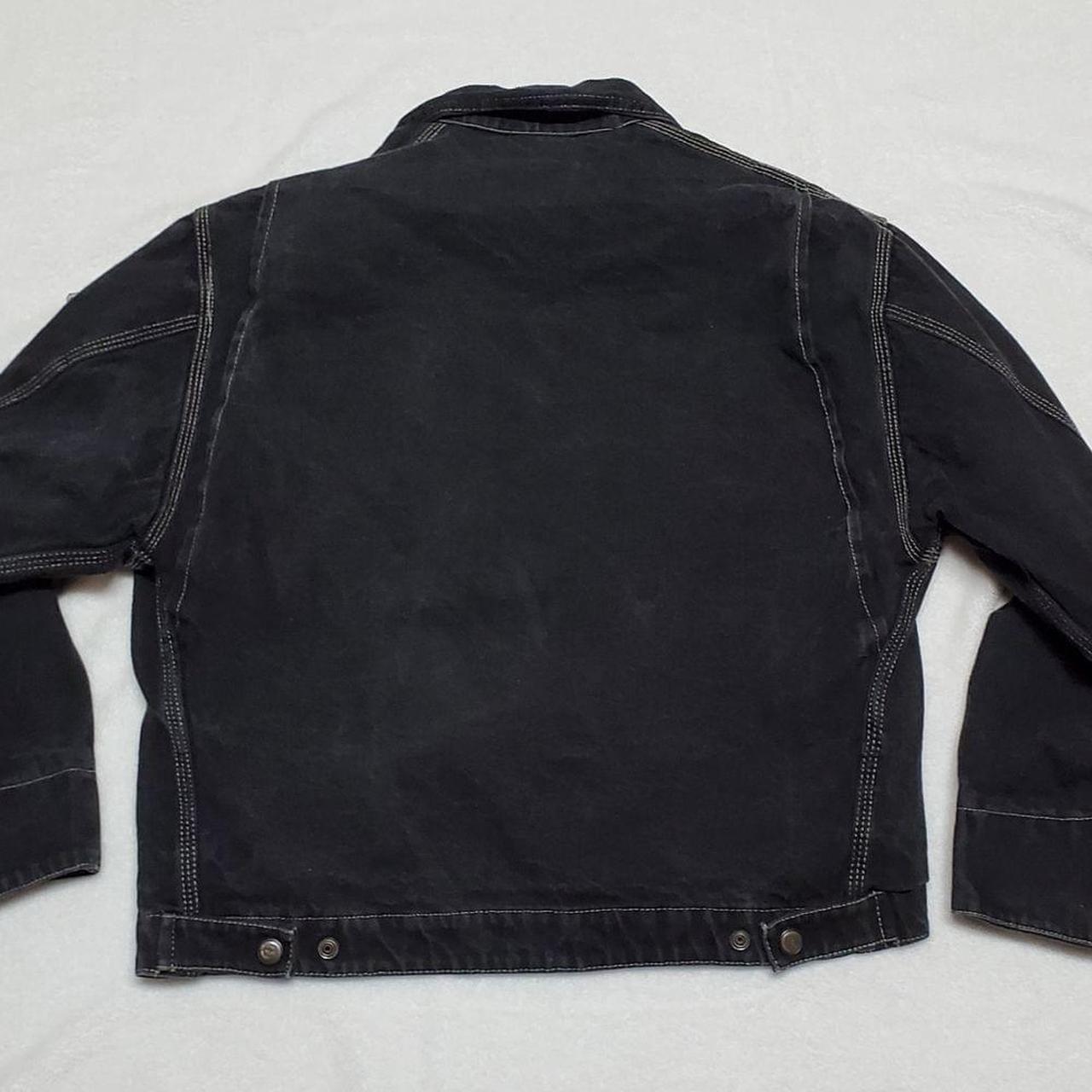 Rare Vintage 1980s Aéropostale Stone Wash Black Denim Fleece Logo Bomber store Jacket