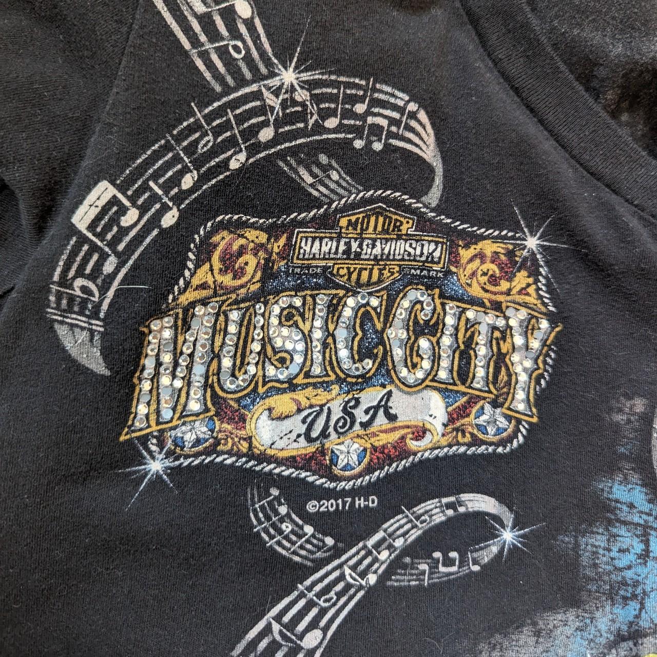HARLEY DAVIDSON MOTORCYCLES T SHIRT ELECTRIC CITY HD