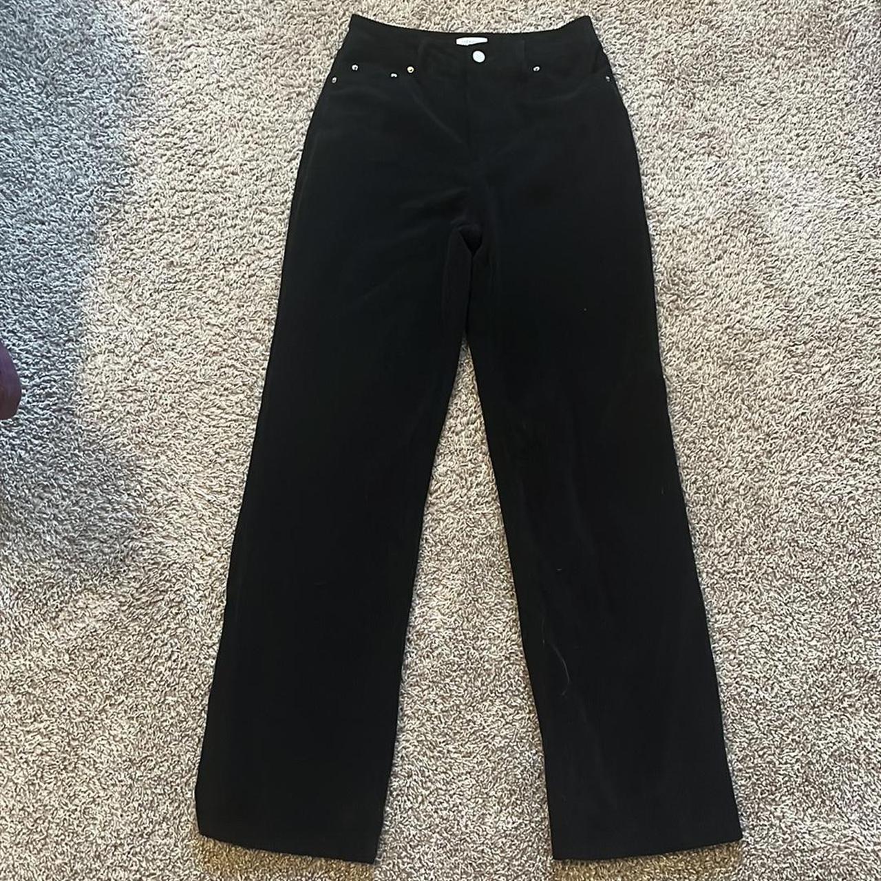 Black Corduroy Pants Depop