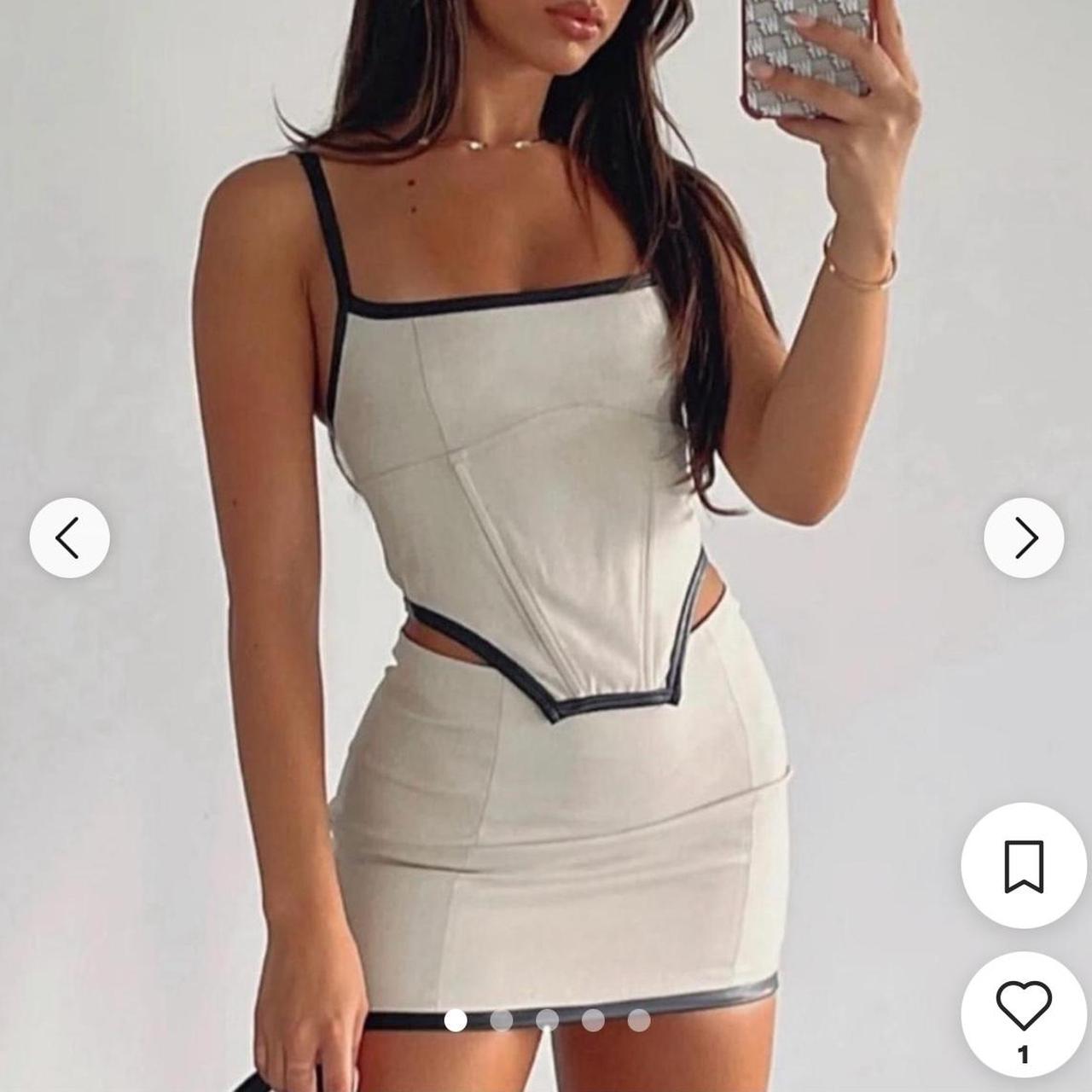 White Fox Boutique Women's Skirt - Cream/White - … - image 1