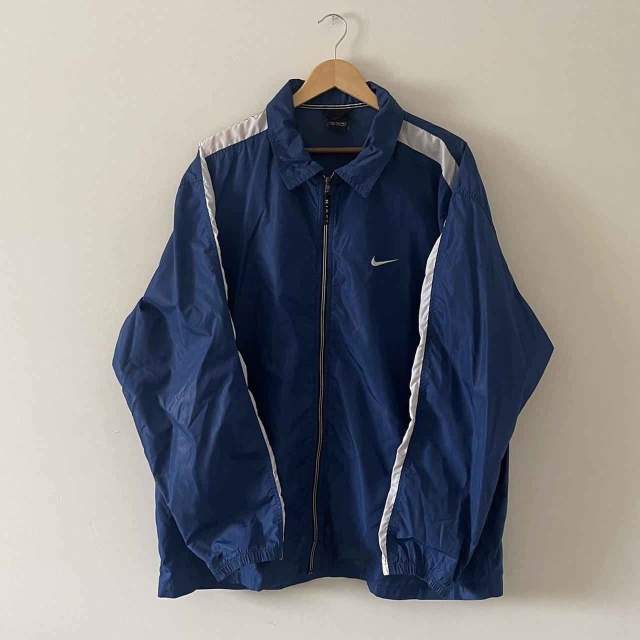 Vintage blue lightweight Nike Windbreaker. All... - Depop