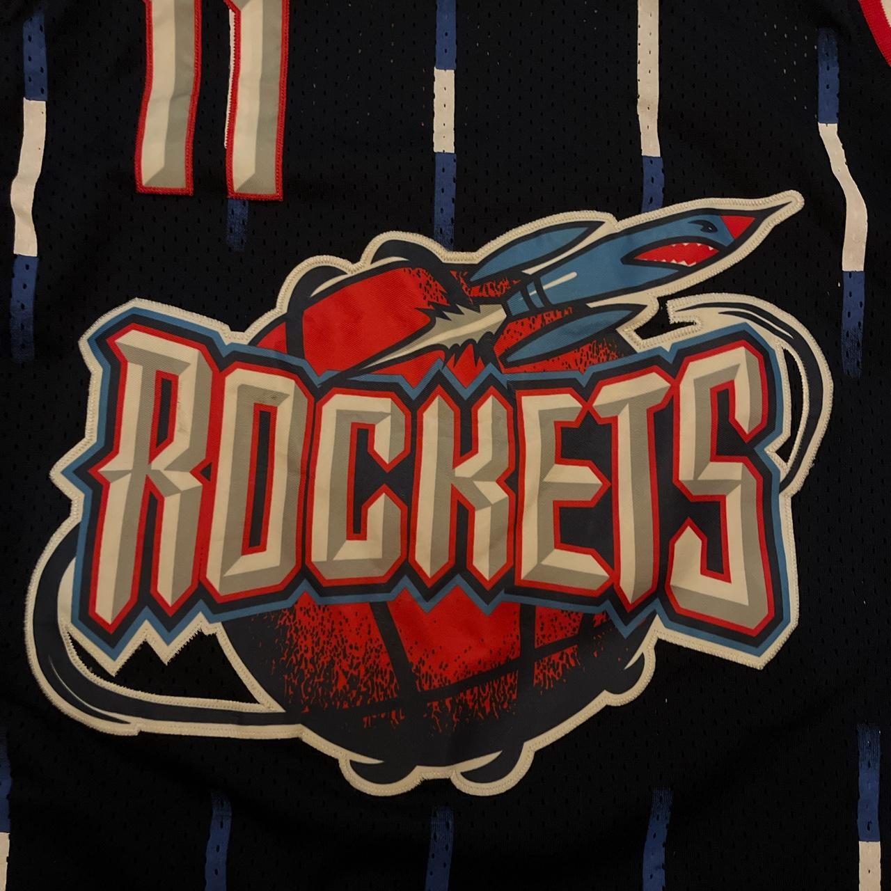 Vintage NBA Rockets Yao Ming Jersey Dark Blue, - Depop
