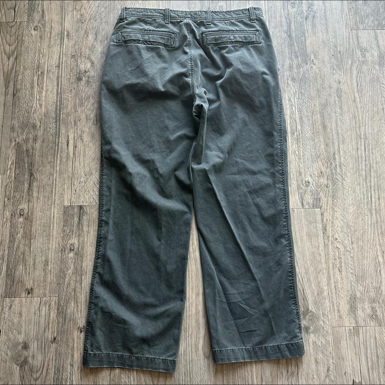 y2k grunge baggy grey skate jeans size... - Depop