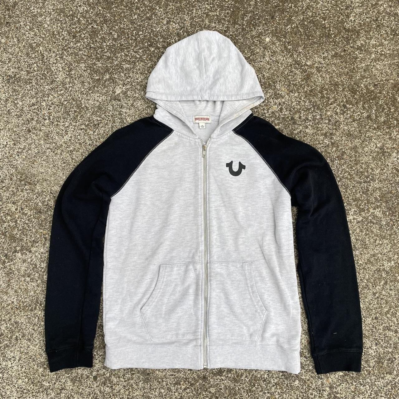 VINTAGE Y2K TRUE RELIGION HOODIE SIZE LARGE... Depop