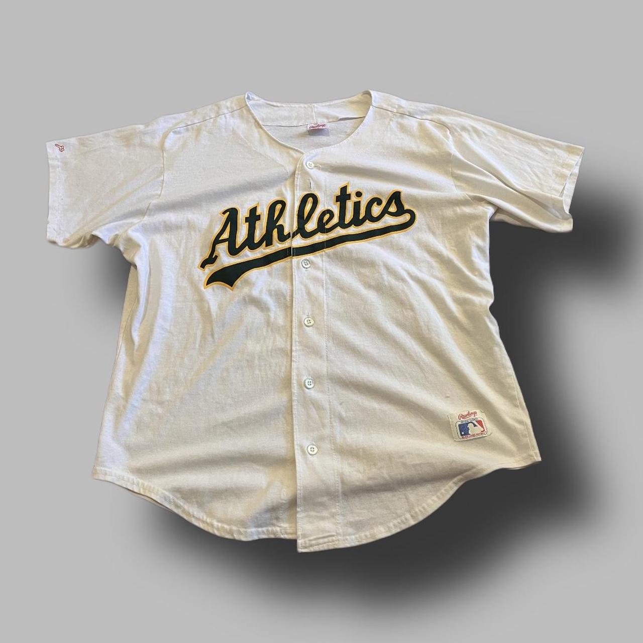 grey a's jersey