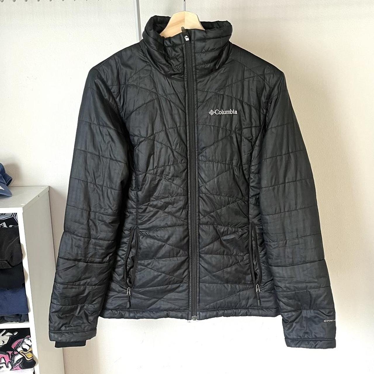 Columbia Puffer Jacket Black •Size SMALL true to - Depop