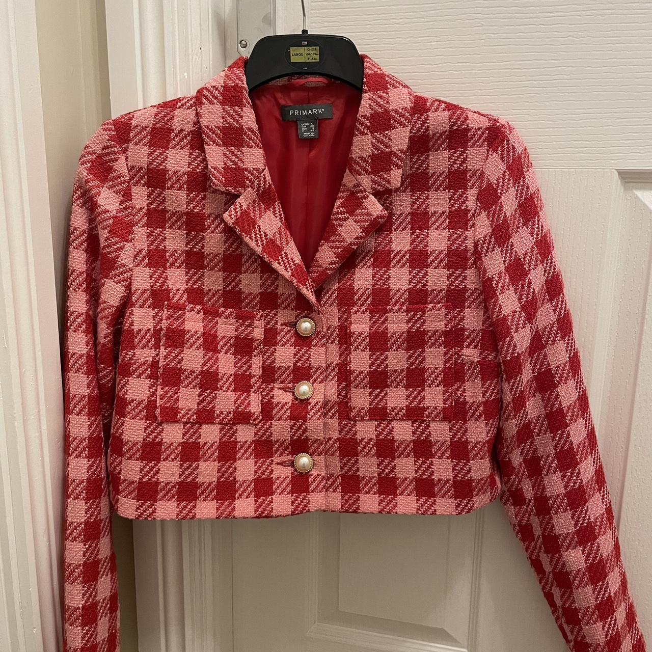 Primark red blazer best sale