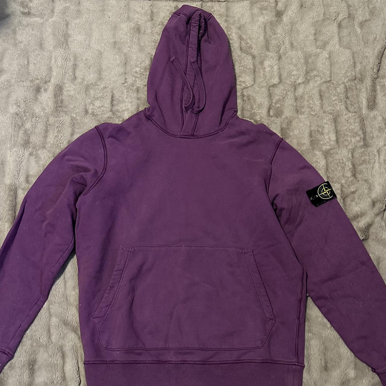 Stone island sale magenta hoodie