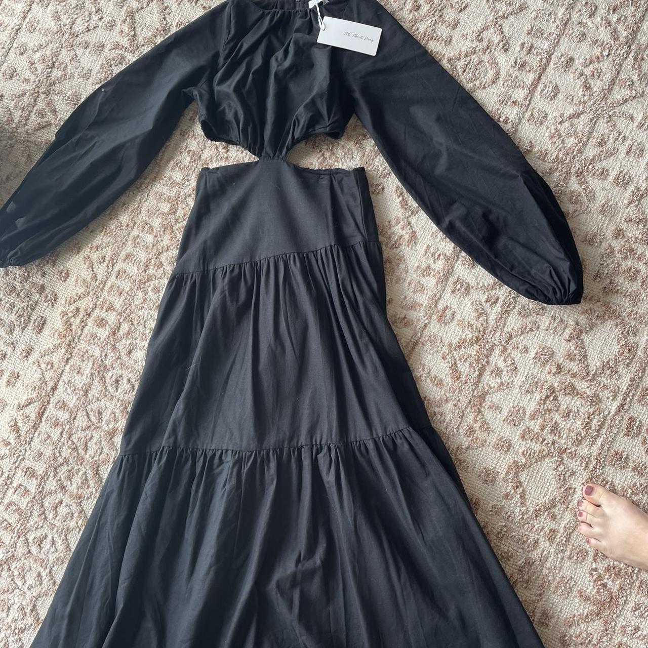 All about May dress in BLACK. Brand new with tags,... - Depop