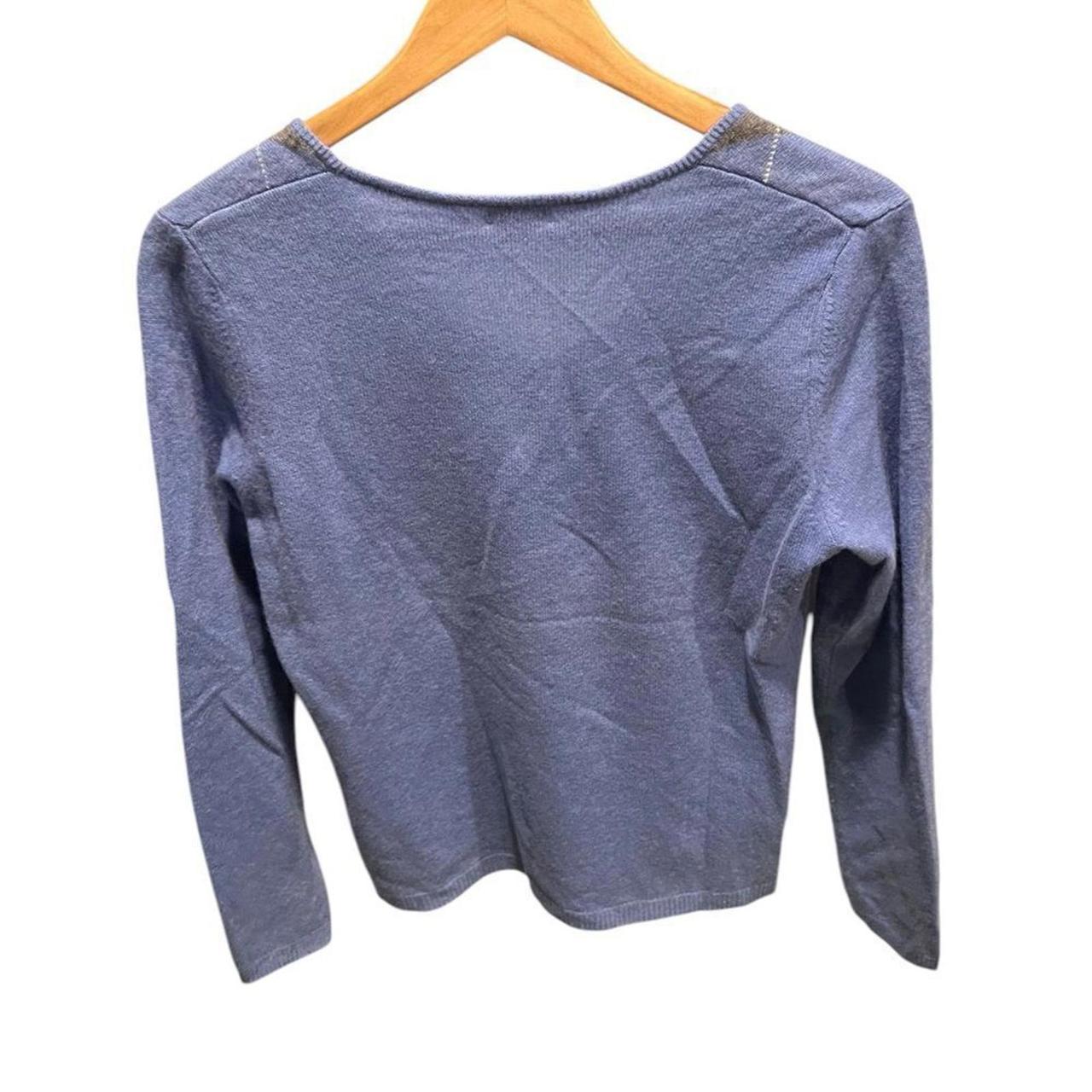 Apt. 9 Women's Sweater - Multi - M – Apt. 9 argyl… - image 4