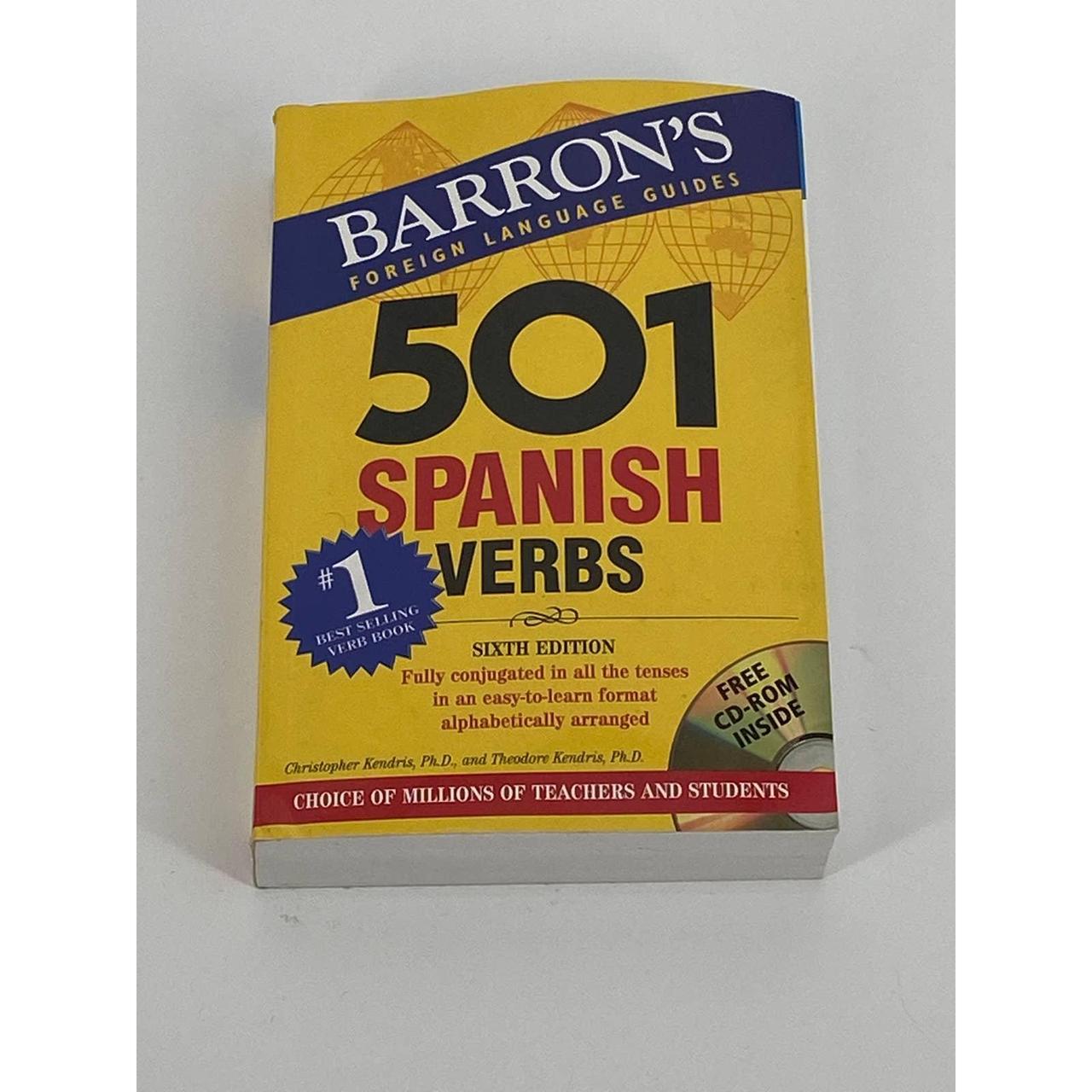 Barron's 501 Spanish Verbs with cd rom 6th Edition ... - Depop