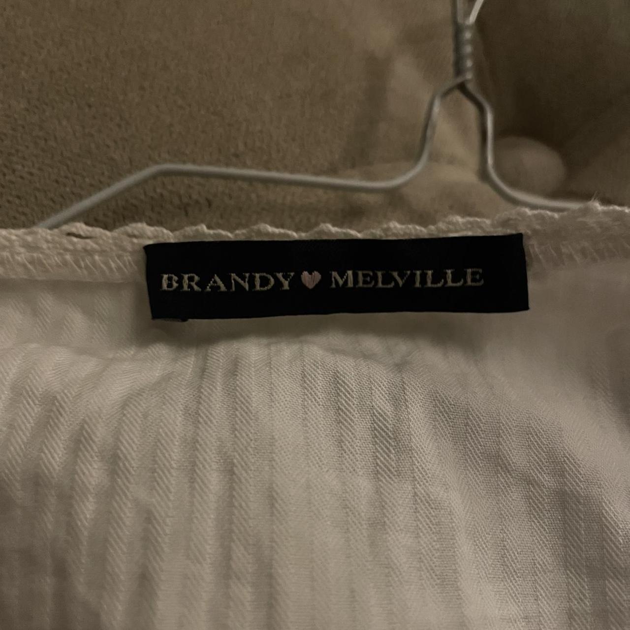 🤍🪞BRANDY MELVILLE🪞🤍 coquette white baby doll style... - Depop