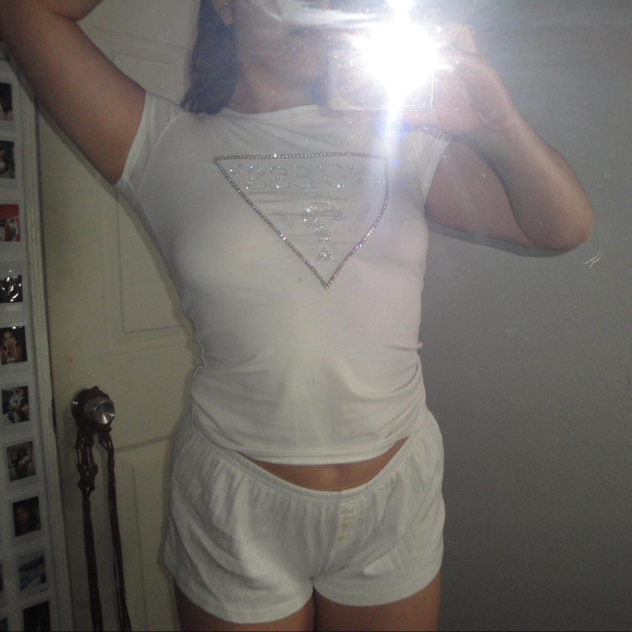 guess white high tops