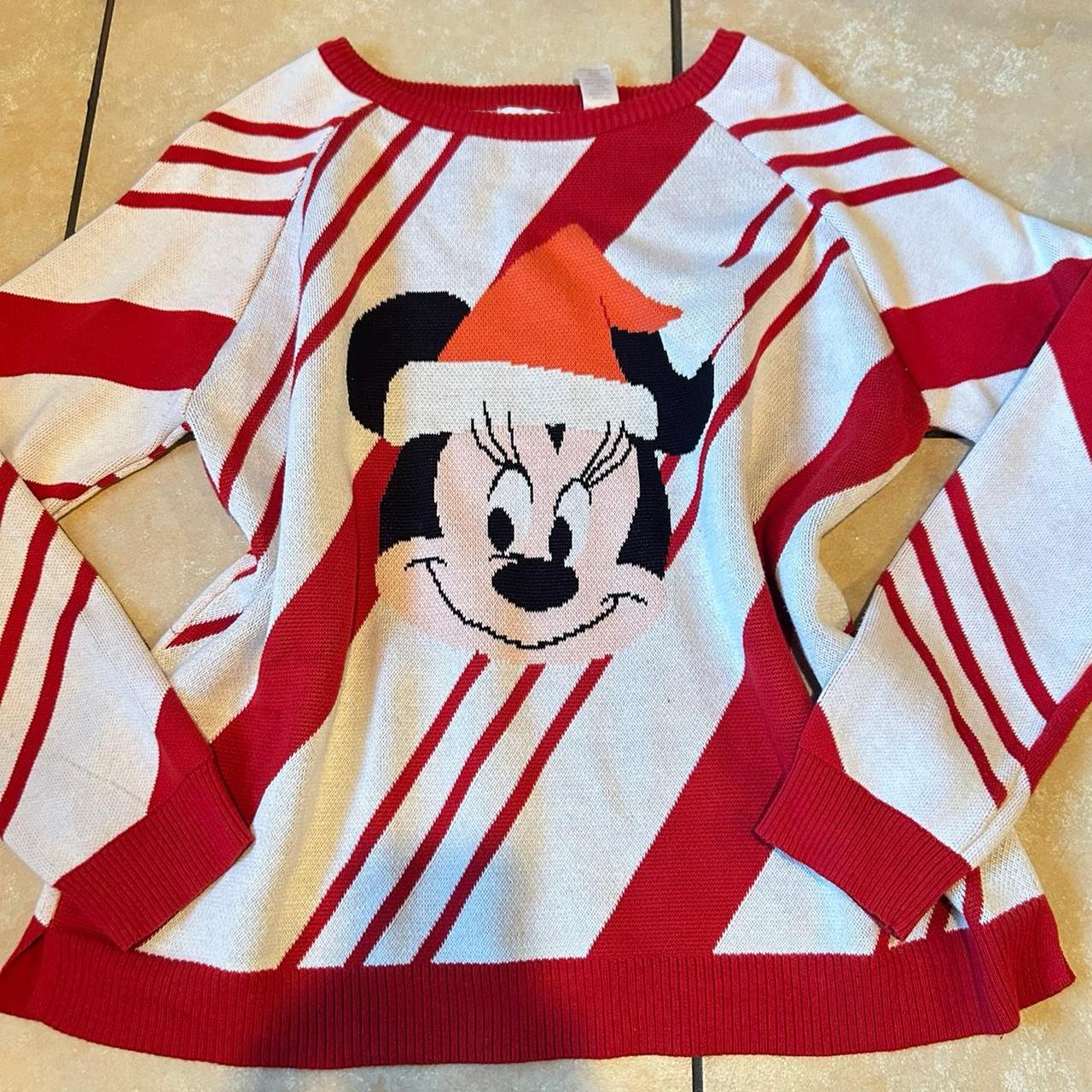Disney Women's Sweater Multi/Red L – Disney Minnie Mouse