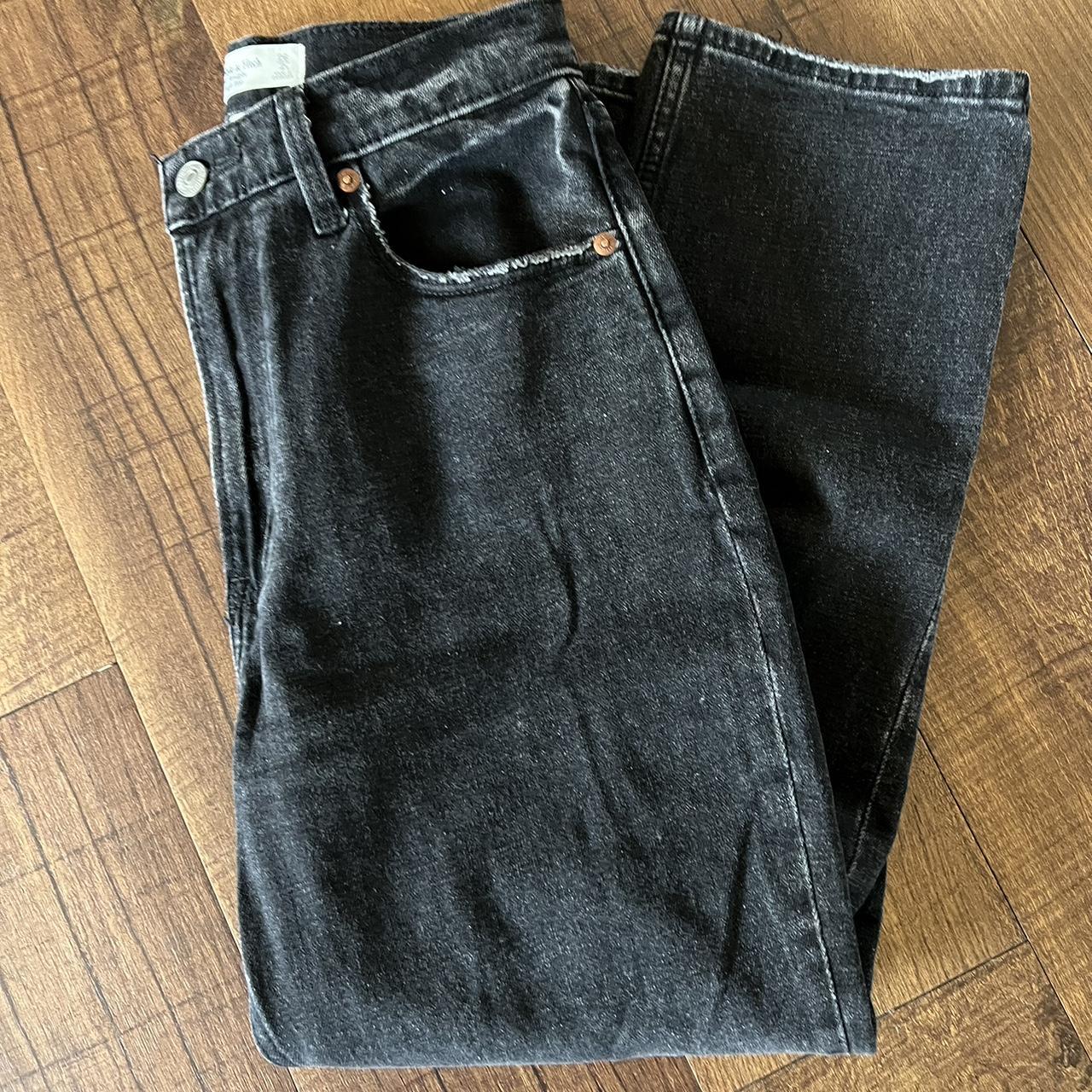 Abercrombie & Fitch Women's Black Jeans Depop