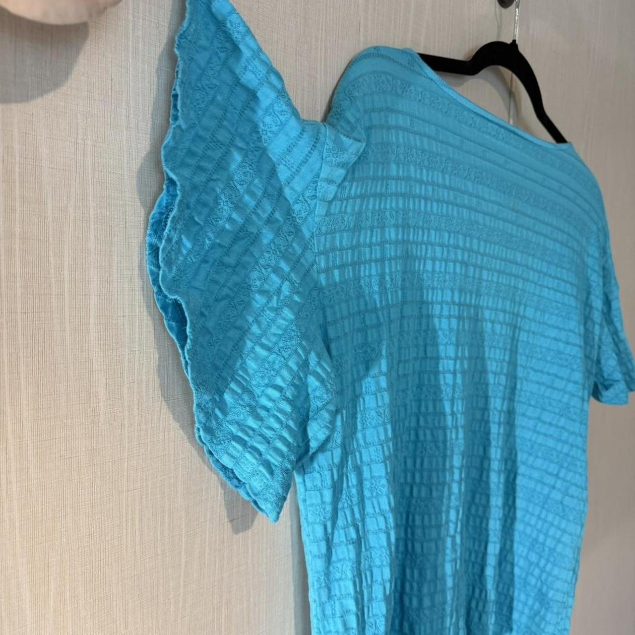 Ruby Rd. Women's Blouse - Blue - M – Turquoise Ru… - image 4