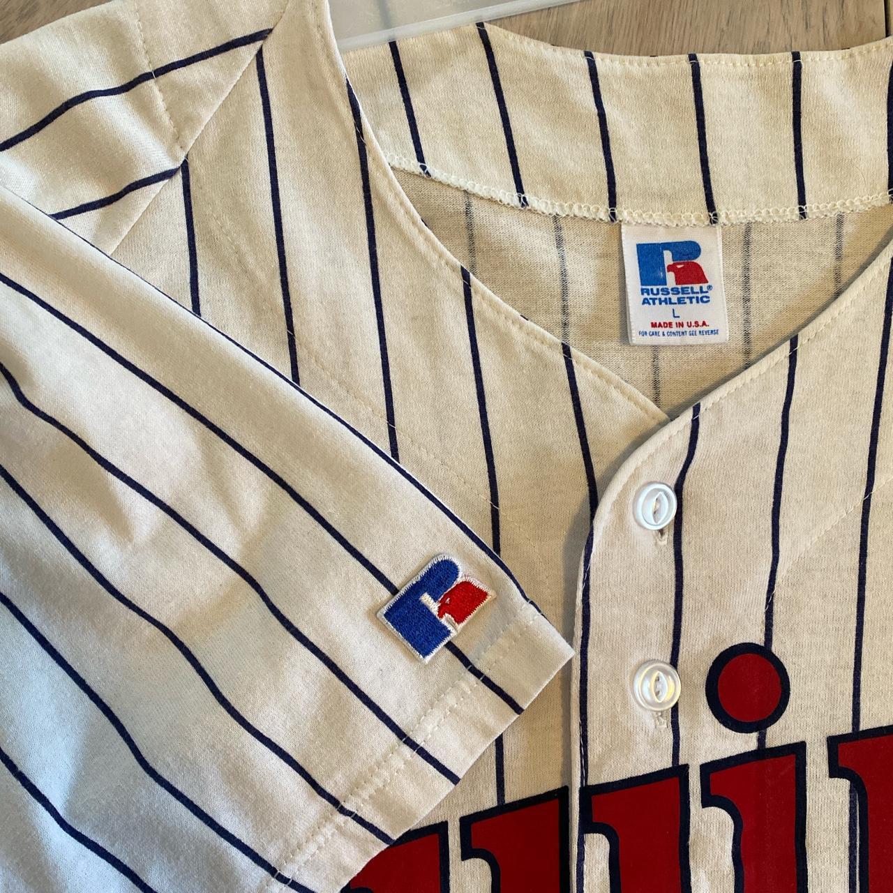 Minnesota twins pinstripe jersey Size: 49 (L/XL) - Depop
