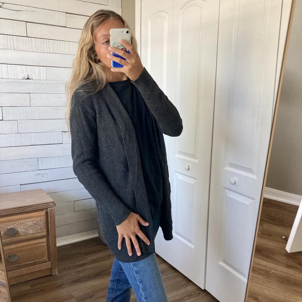 Loft discount gray cardigan