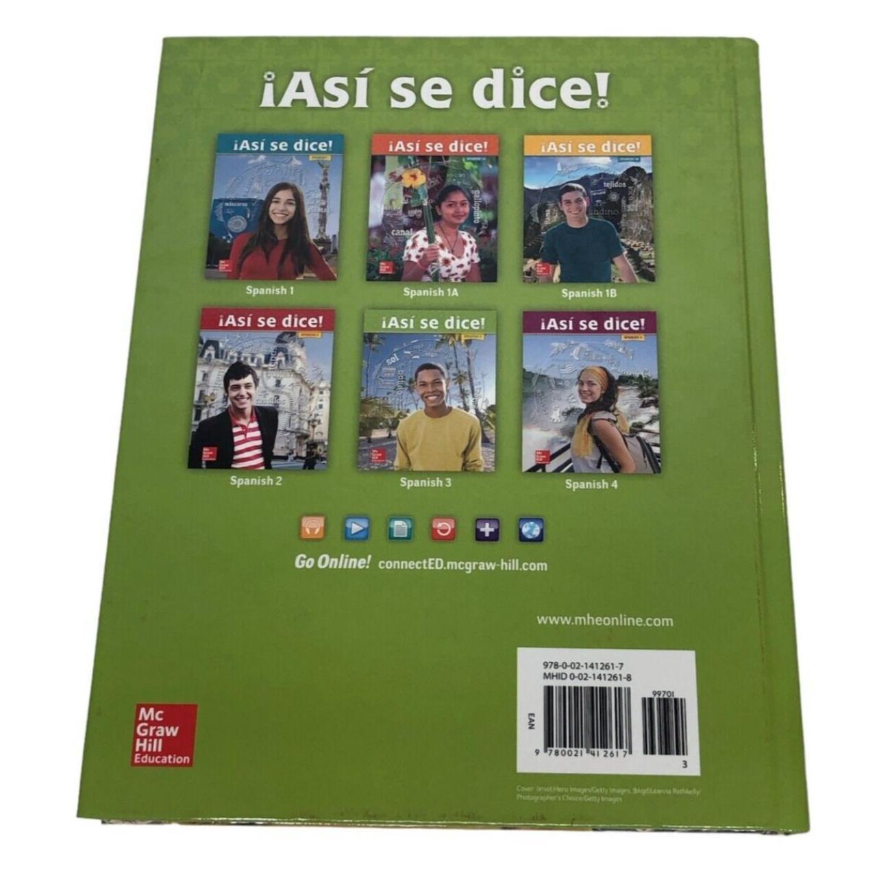 new-asi-se-dice-spanish-3-teacher-ed-mcgraw-2016-hc-depop