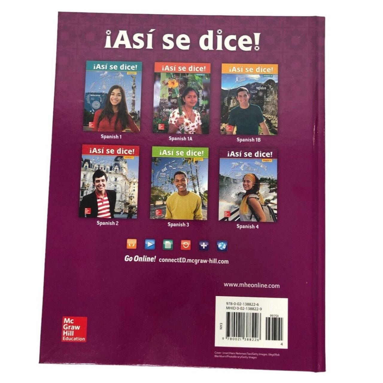 spanish-asi-se-dice-level-4-student-ed-mcgraw-hill-depop