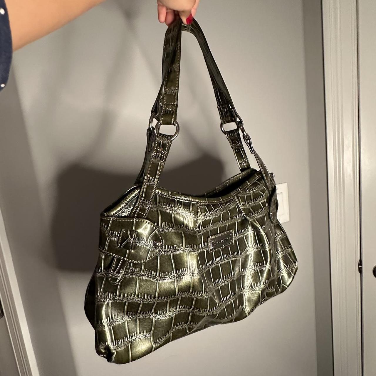 Emilie M Green Faux crocodile handbag / purse - clothing & accessories - by  owner - apparel sale - craigslist