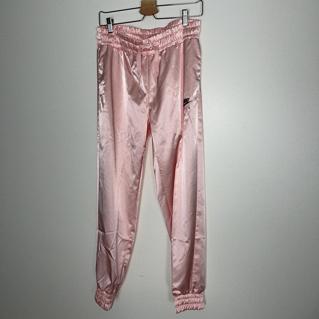 nike satin joggers womens