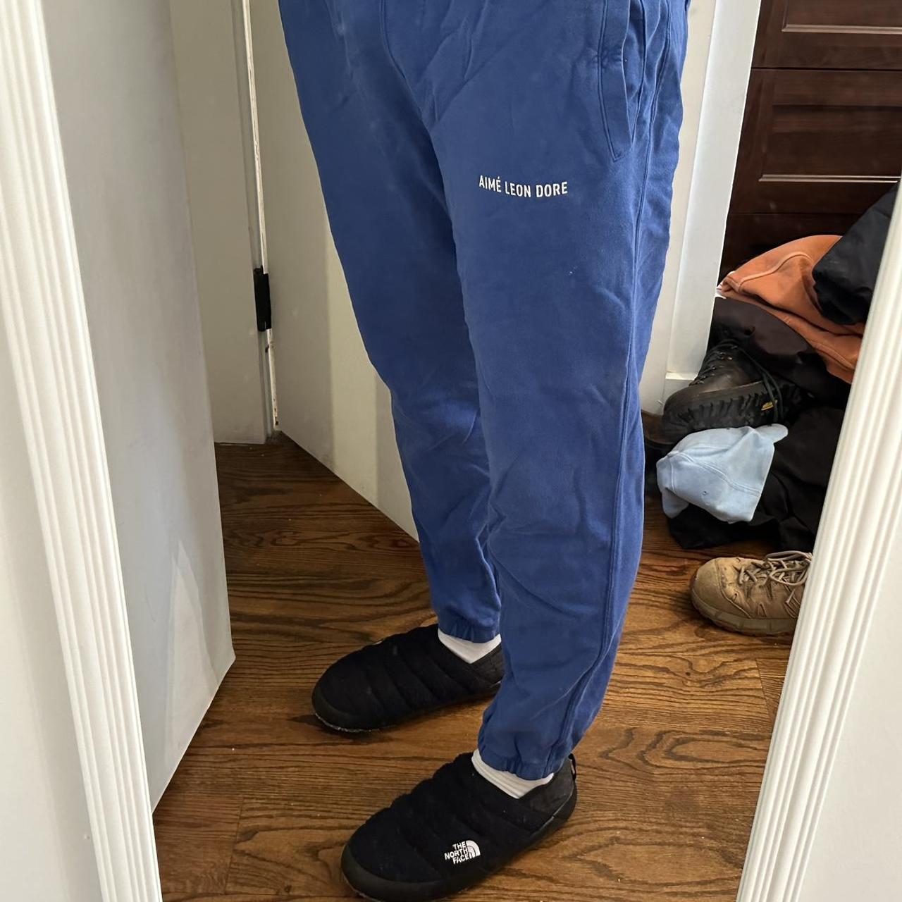 Aime Leon Dore Blue Camp Sweatpants Old 2018