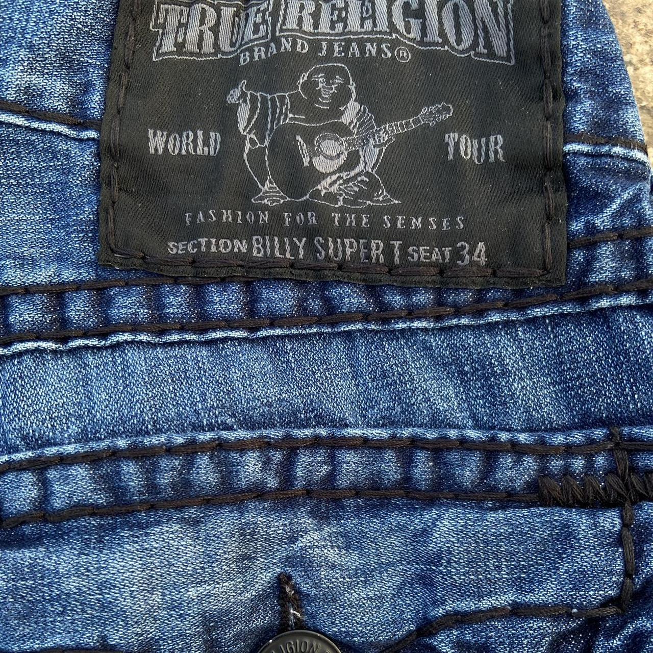 True Religion Billy Super T Jeans / Made in USA -  Canada