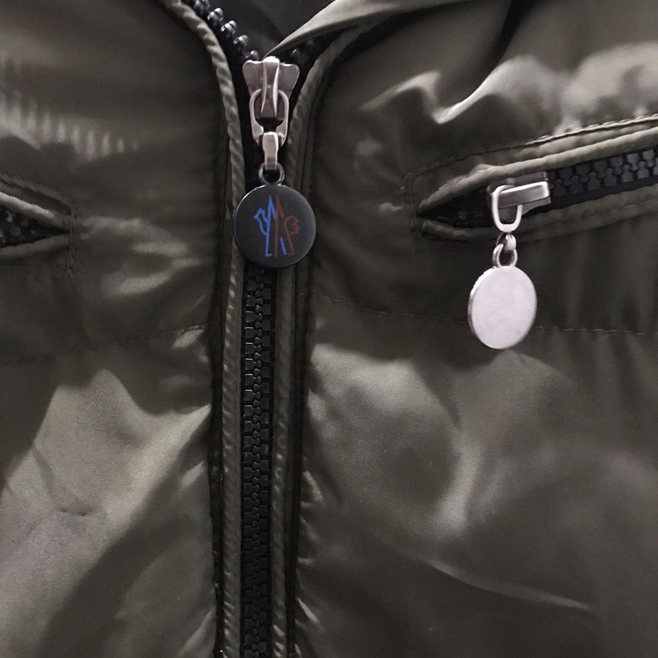 Dark green moncler jacket size medium Worn a few... Depop