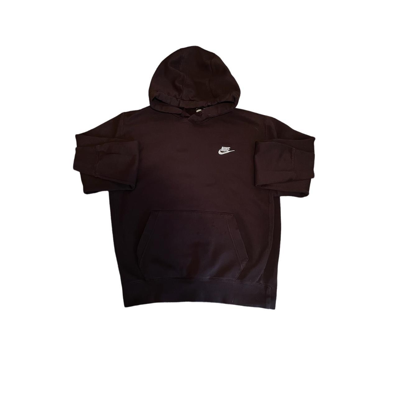 mens nike brown hoodie