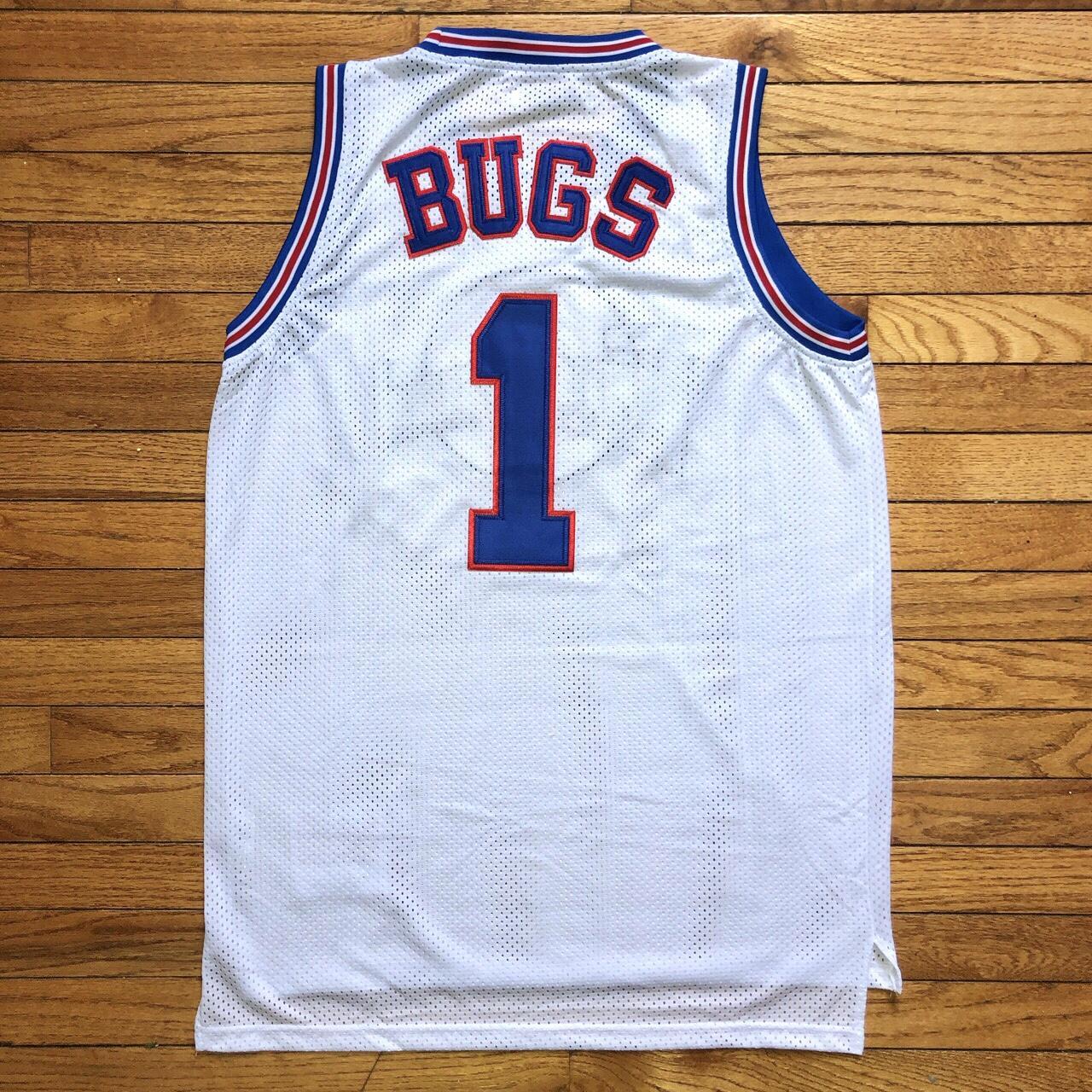 Freeze Space Jam Tune Squad Basketball Jersey - White - Bugs
