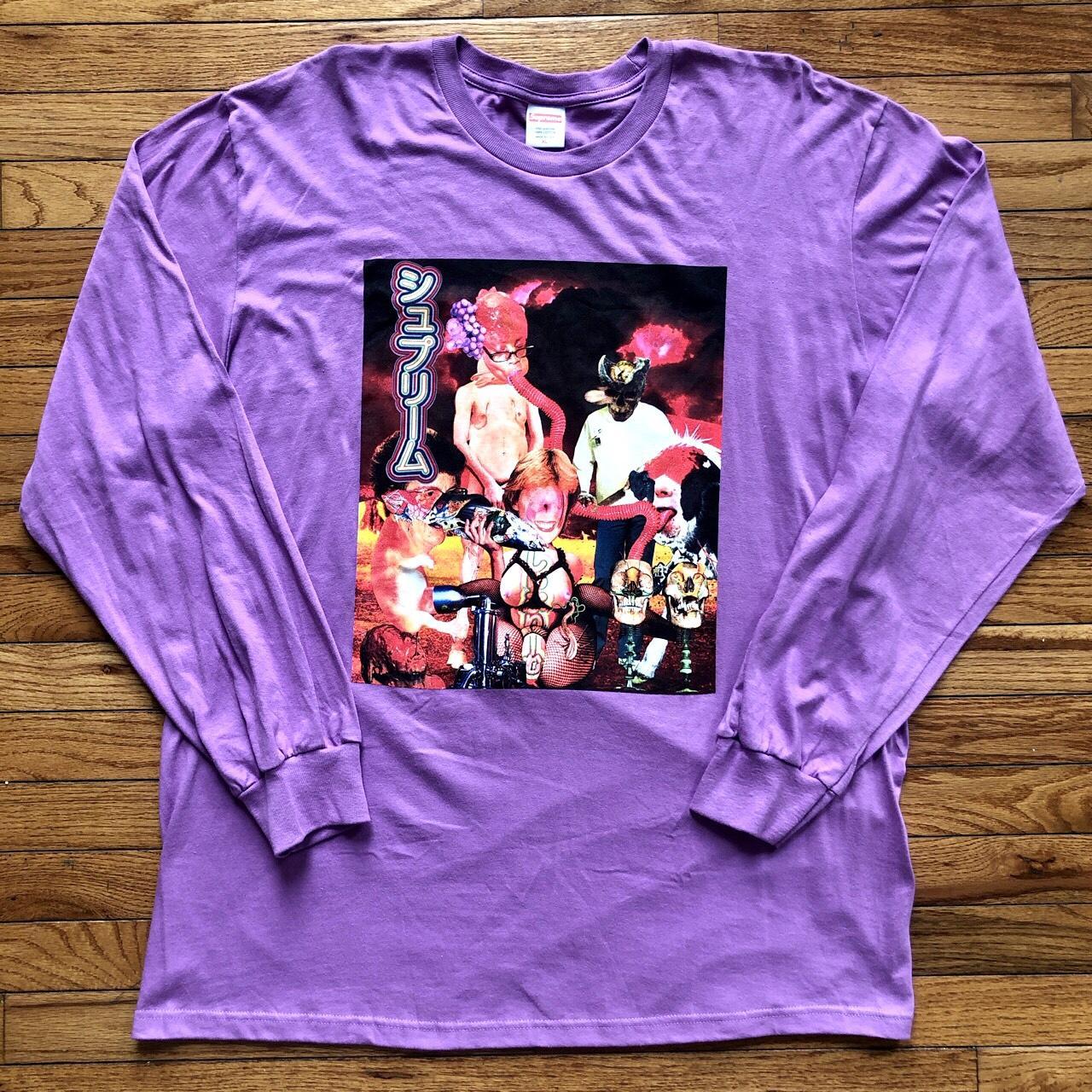 Supreme purple long sales sleeve