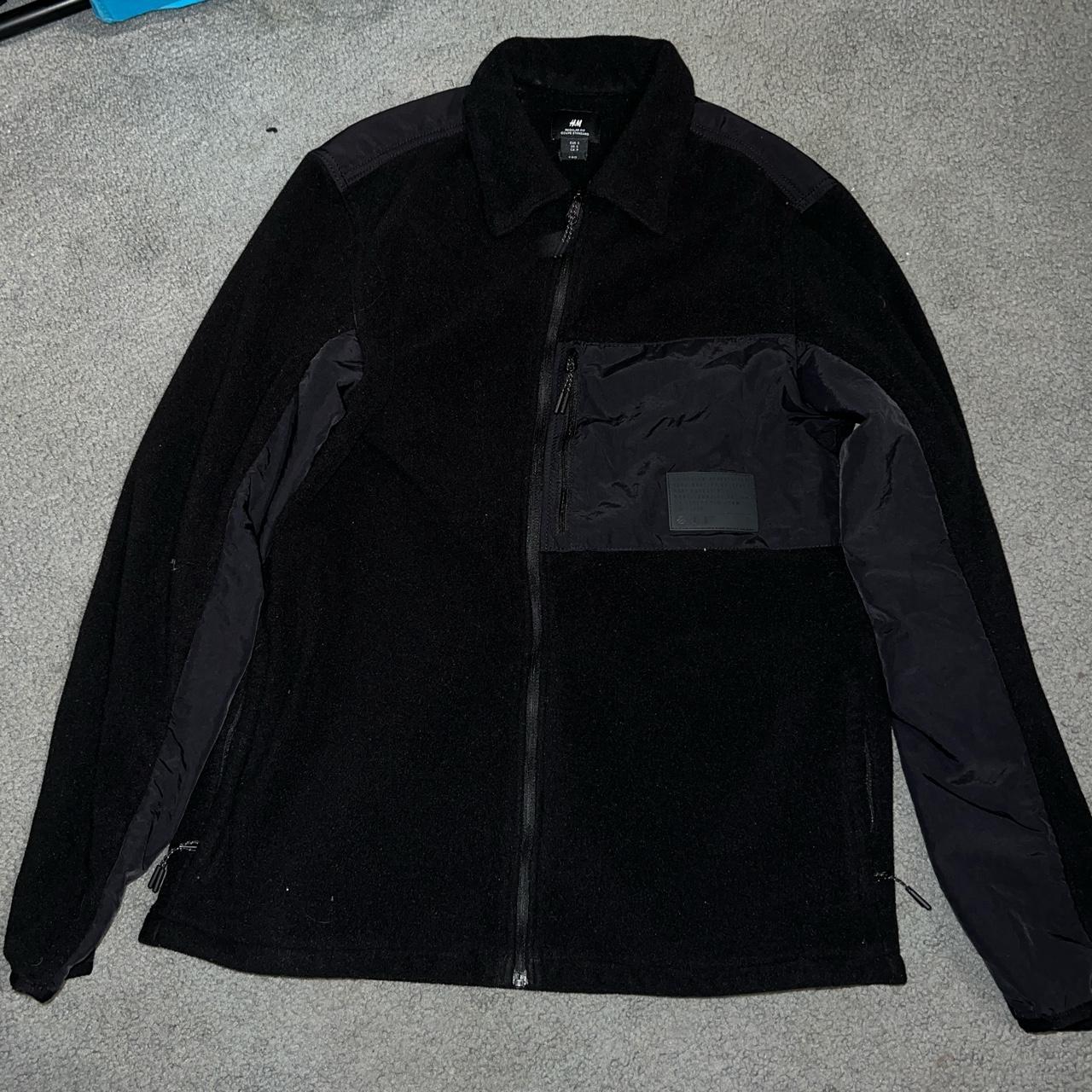H&M Men's Black Coat Depop
