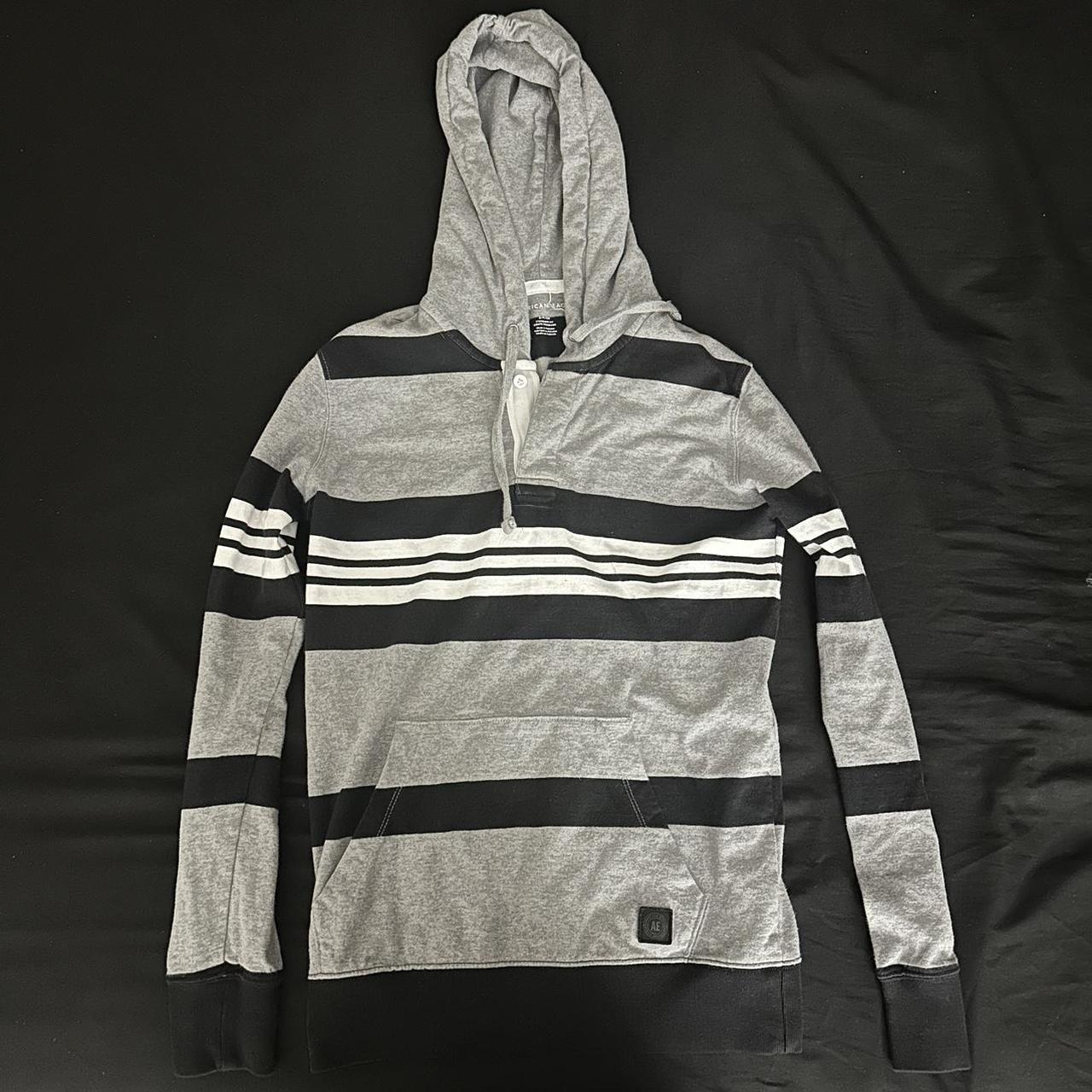 Emo discount striped hoodie